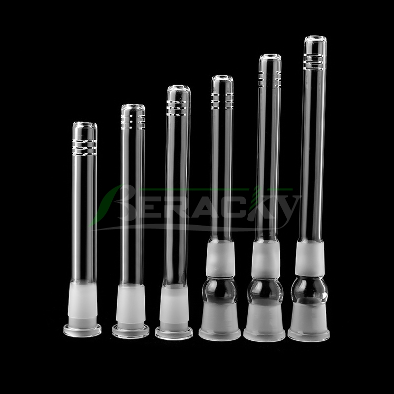 Glass Downstem Diffuser Smoking Accessories 2.0" to 6.0" 14mm 18mm Male Female Down Stem Dropdown Adapters For Water Bongs Dab Oil Rigs Pipes