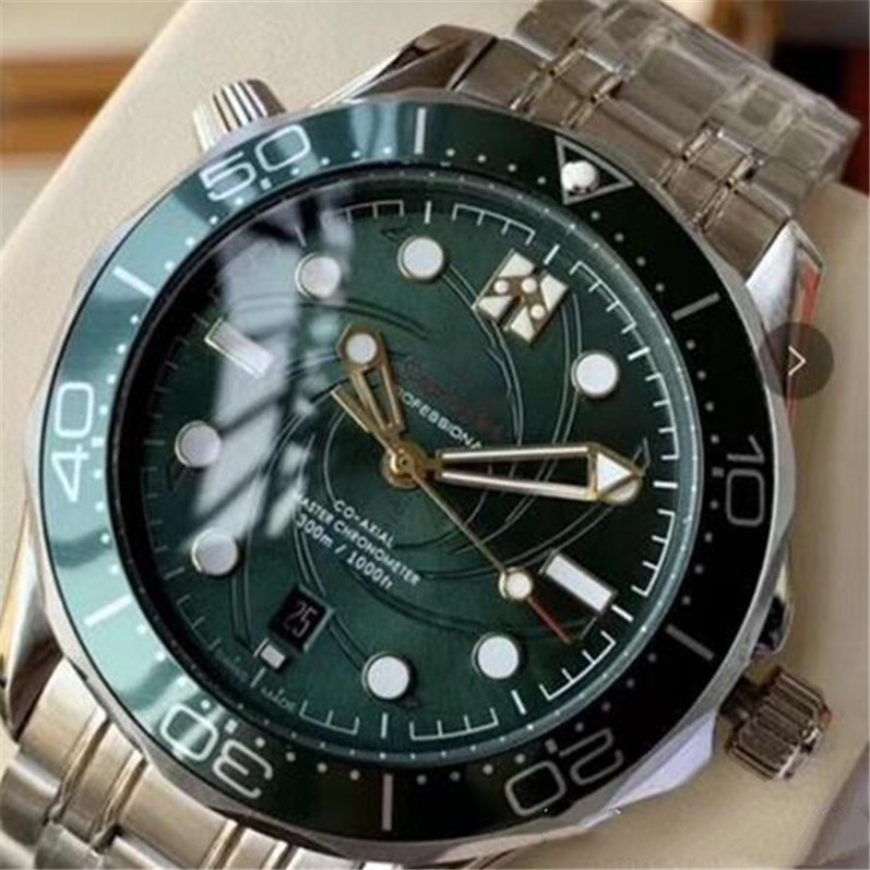 Watch James Master Automatic Mechanical Sea Blue Ceramic Bezel Dial Bond 300M Diver Wristwatches Movement Men 2021 Stainless 007 Co-Axi Hajw, Slivery;brown
Watch James Master Automatic Mechanical Sea Blue Ceramic Bezel Dial Bond 300M Diver Wristwatches Movement Men 2021 Stainless 007 Co-Axi Hajw, Slivery;brown