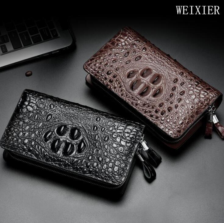 Factory wholesale men handbags British alligator long wallet fashion embossed leather business clutch large capacity double zipper storage c, Red;black
Factory wholesale men handbags British alligator long wallet fashion embossed leather business clutch large capacity double zipper storage c, Red;black