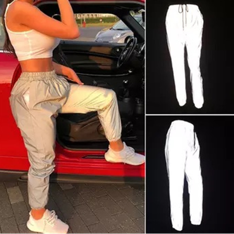 Reflective Pants Nine Pants Harem Casual Hip Hop Elastic 3M Reflective Ladies Fashion Beam Foot Harem 2019 LY191203, Red
Reflective Pants Nine Pants Harem Casual Hip Hop Elastic 3M Reflective Ladies Fashion Beam Foot Harem 2019 LY191203, Red