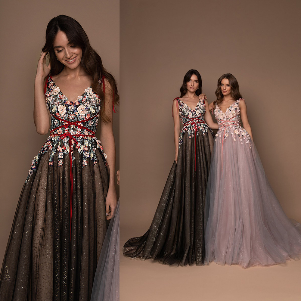 Modest Sliviamo A Line Prom Dress V Neck Sleeveless Lace Hand Made Flower Sequins Party Dress Sweep Train robes de soirée, Hunter
Modest Sliviamo A Line Prom Dress V Neck Sleeveless Lace Hand Made Flower Sequins Party Dress Sweep Train robes de soirée, Hunter