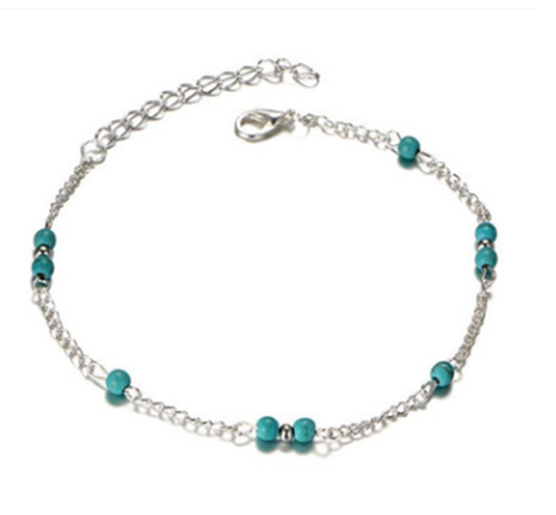 European and American retro anklet conch starfish bead anklet female beach anklet