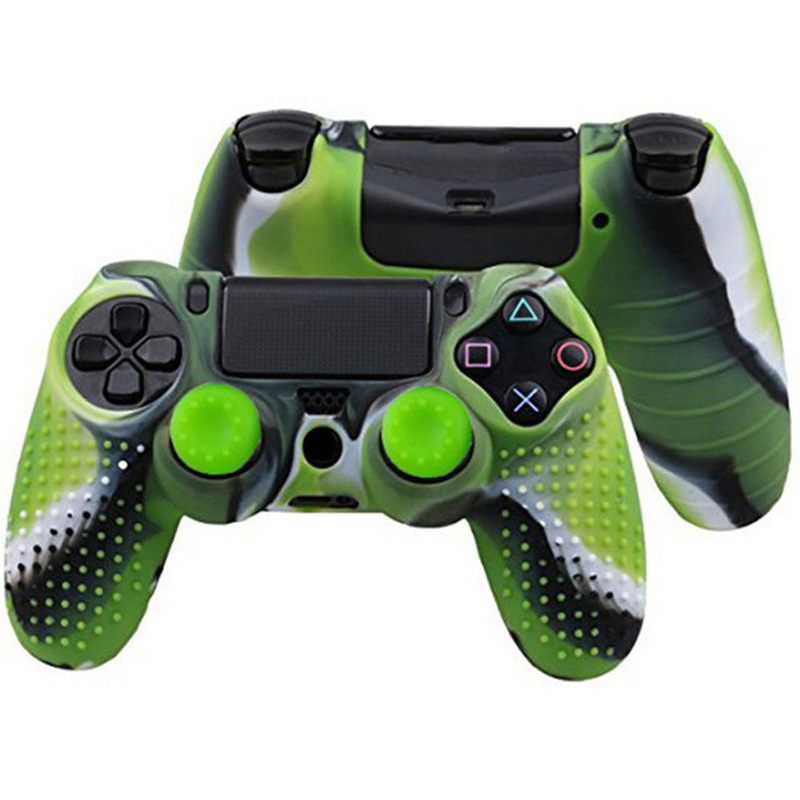 PS4 Game Controller Gamepad Soft Silicone Gel Rubber Case Cover Joysticks For SONY Playstation 4 Protection Case For PS4 Pro Slim Game pad