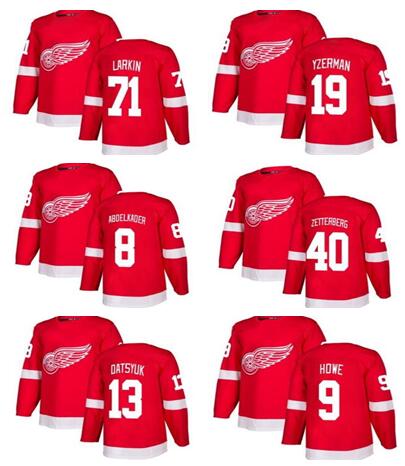 Men's Red Wings #8 Abdelkader Red Home Stitched 9 Howe 13 Datsyuk 19 Yzerman 71 LARKIN 40 ZETTERBERG Hockey Jerseys,online store for sale, Black;red
Men's Red Wings #8 Abdelkader Red Home Stitched 9 Howe 13 Datsyuk 19 Yzerman 71 LARKIN 40 ZETTERBERG Hockey Jerseys,online store for sale, Black;red