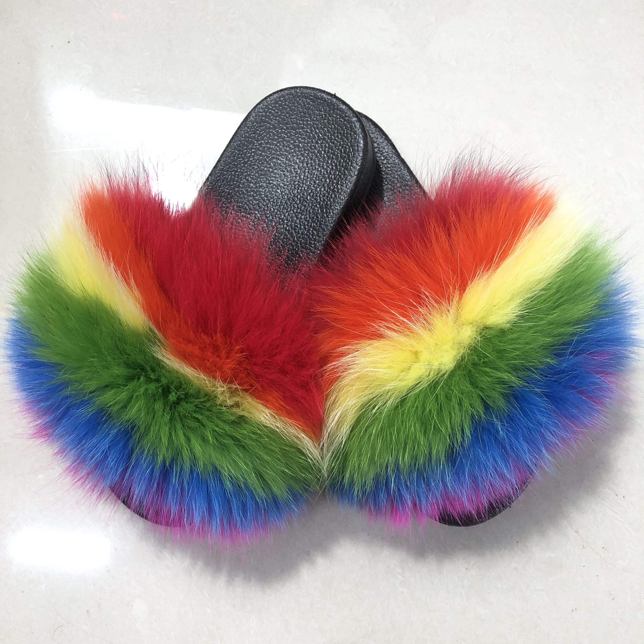 Wholesale 100% Real Fox Slippers Kids Winter Fur Child Home Slides Girls sliders.1pairs/2pcs Raccoon Fluffy Chinelo Flats Beach Summer, Black;grey
Wholesale 100% Real Fox Slippers Kids Winter Fur Child Home Slides Girls sliders.1pairs/2pcs Raccoon Fluffy Chinelo Flats Beach Summer, Black;grey