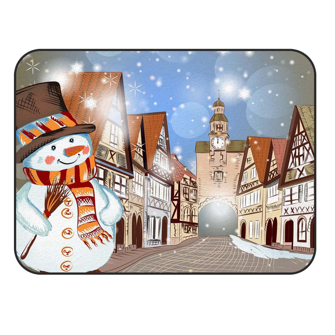 CHARMHOME Soft Carpet Anti-slip Rug Merry Christans Snowman Mordern City Carpet for Living Room Home Decor Mat, As pic
CHARMHOME Soft Carpet Anti-slip Rug Merry Christans Snowman Mordern City Carpet for Living Room Home Decor Mat, As pic