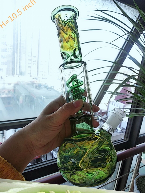 10.5 Inch blue unique glass hookah spira shapel recycler dab rig and oil rigs 14 mm joint bowl water pipes percolator
10.5 Inch blue unique glass hookah spira shapel recycler dab rig and oil rigs 14 mm joint bowl water pipes percolator