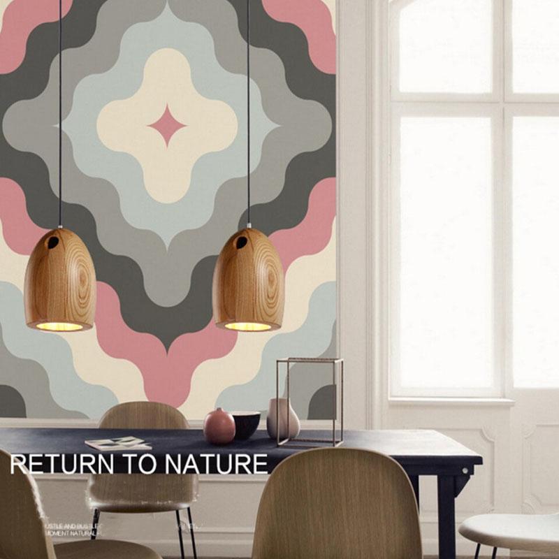 Chinese Classical Wooden Pendant Lights Modern Design Art Led Hanglamp Living Room Bedroom Pendant Lamps Cafe Bar Suspension