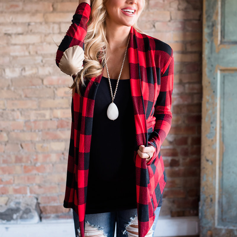 Women Plaid Cardigan 2019 Autumn Casual Loose Women' Sweater Coat Cardigan Feminino New Fashion Plus Size Long Sleeve, Purple
Women Plaid Cardigan 2019 Autumn Casual Loose Women' Sweater Coat Cardigan Feminino New Fashion Plus Size Long Sleeve, Purple