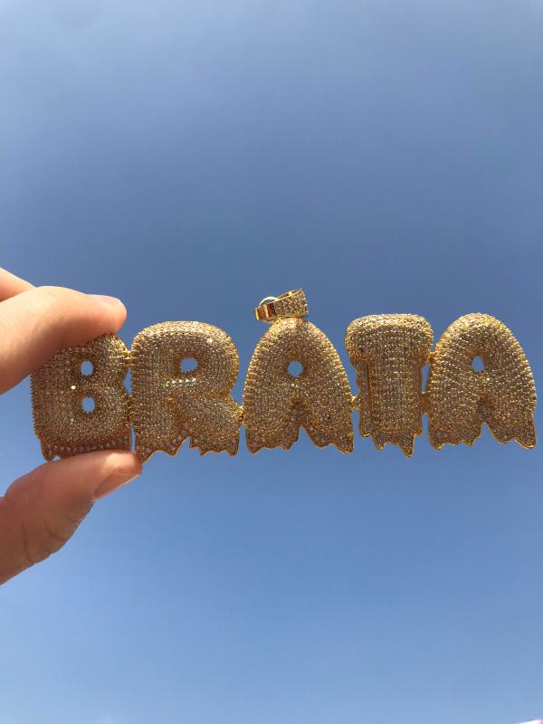 Pendant Necklaces Custom Name Dog Tag Letter Necklace Bubble Baguette Crown Bail Drip Hip Hop Jewelry Tennis Chain
Pendant Necklaces Custom Name Dog Tag Letter Necklace Bubble Baguette Crown Bail Drip Hip Hop Jewelry Tennis Chain