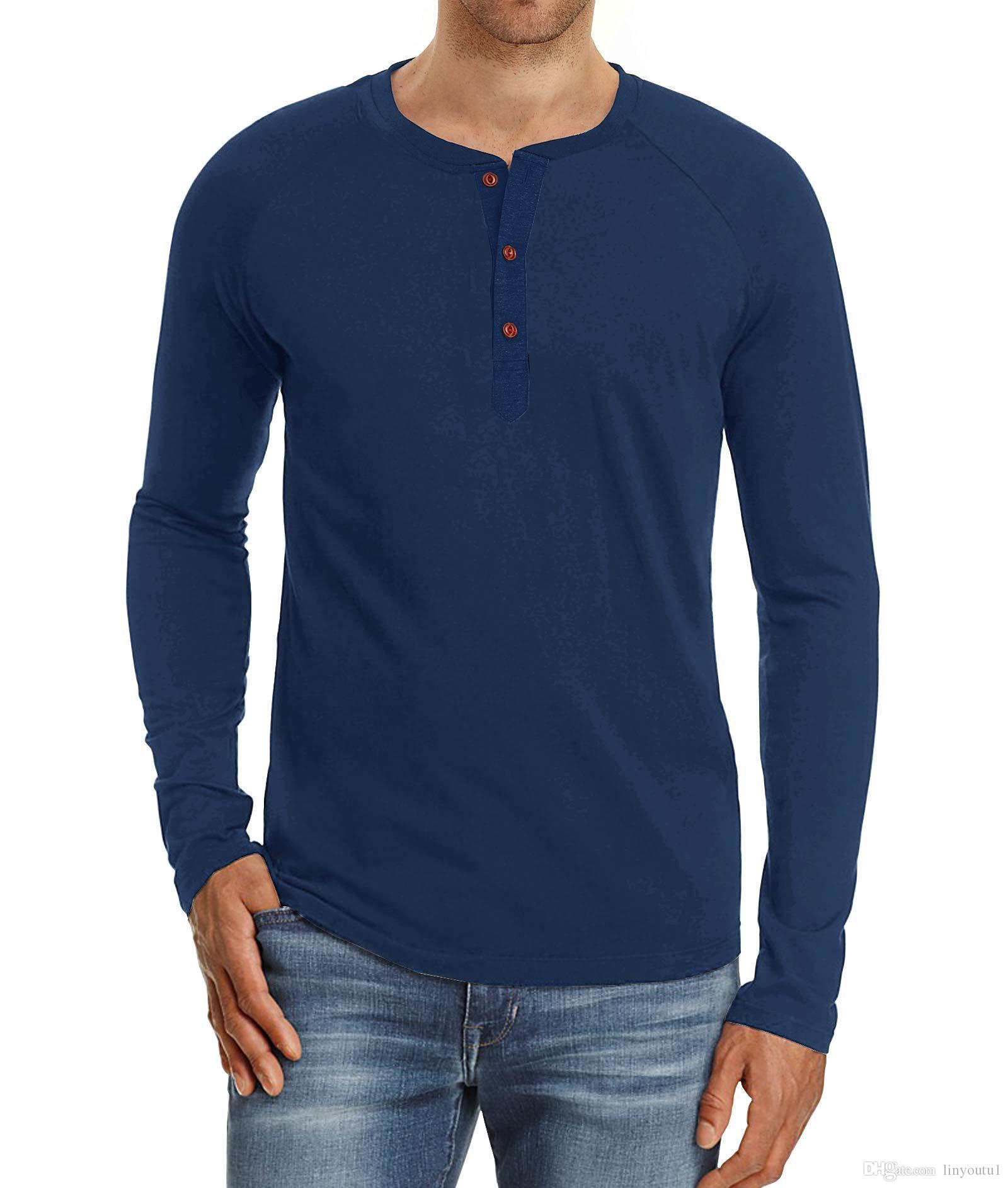 2020 Tshirt Men Solid Raglan Sleeve Tee Shirt Swag Hip Hop Streetwear T-shirt Men Curve Hem Basic Tshirt Cloth