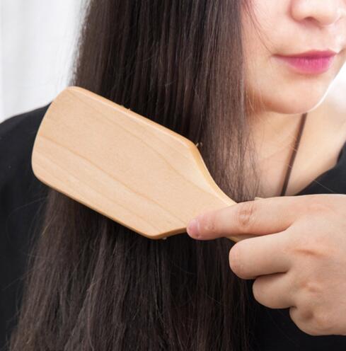 5pcs Comb Hair Care Brush Massage Wooden Spa Massage Comb 2 Color Antistatic Hair Head Promote Blood Circulation