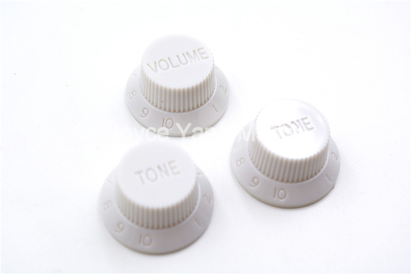Niko White No Ink 1 Volume&2 Tone Electric Guitar Control Knobs For Fender ST/SQ Style Electric Guitar Free Shipping Wholesales
Niko White No Ink 1 Volume&2 Tone Electric Guitar Control Knobs For Fender ST/SQ Style Electric Guitar Free Shipping Wholesales