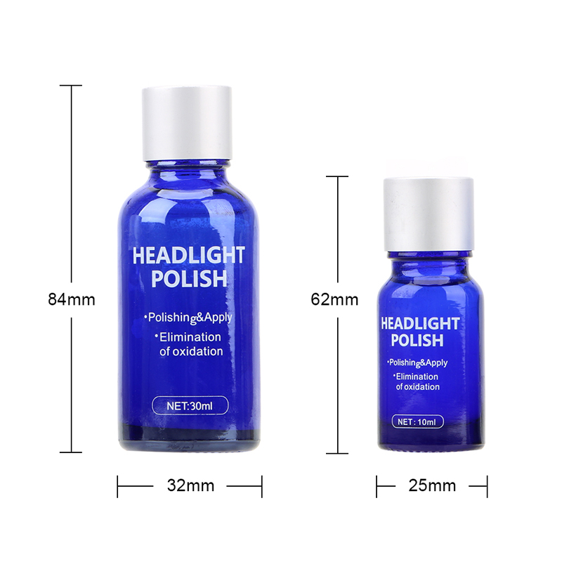Auto Headlamp Repair Kit 30ml 10ml Car Headlight Repairs Tool Oxidation Rearview Glass Anti-scratch Coat Plating Liquid