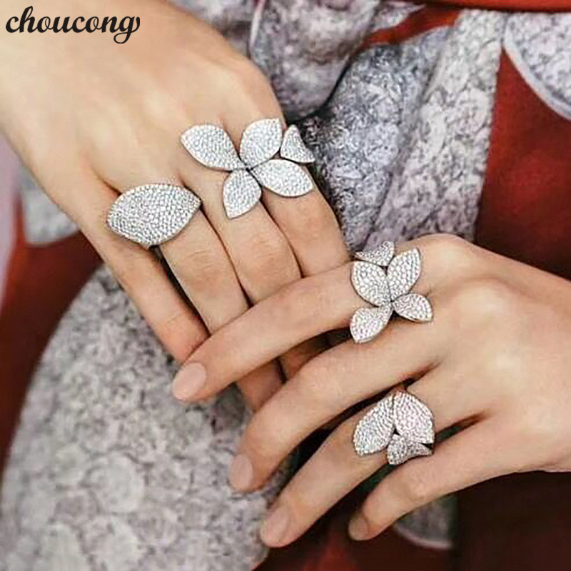 choucong Charm Flower Leaf Ring Mrico Pave 166pcs 5A Zircon Cz 925 Sterling Silver Party Engagement Wedding Band Rings for women
choucong Charm Flower Leaf Ring Mrico Pave 166pcs 5A Zircon Cz 925 Sterling Silver Party Engagement Wedding Band Rings for women