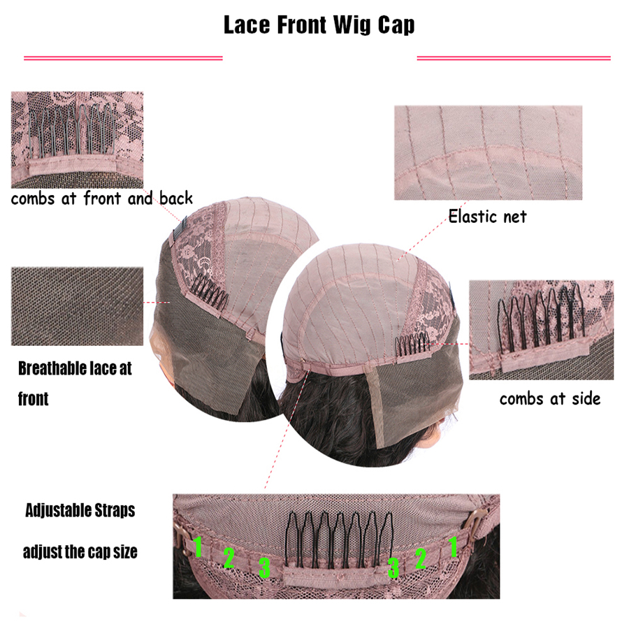 Middle part Straight brazilian full Lace Frontal Wigs Pre Plucked With Baby Hair Ombre blonde synthetc hair wig for black women