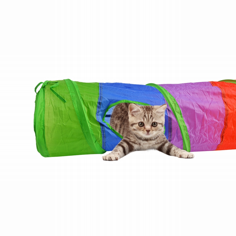 2/4/5 Holes Cat Tunnel With Ball Kitten Toy Cat Play Multicolor Interactive Toy FoldableBulk Accessories Funny Pet Tunnel
2/4/5 Holes Cat Tunnel With Ball Kitten Toy Cat Play Multicolor Interactive Toy FoldableBulk Accessories Funny Pet Tunnel