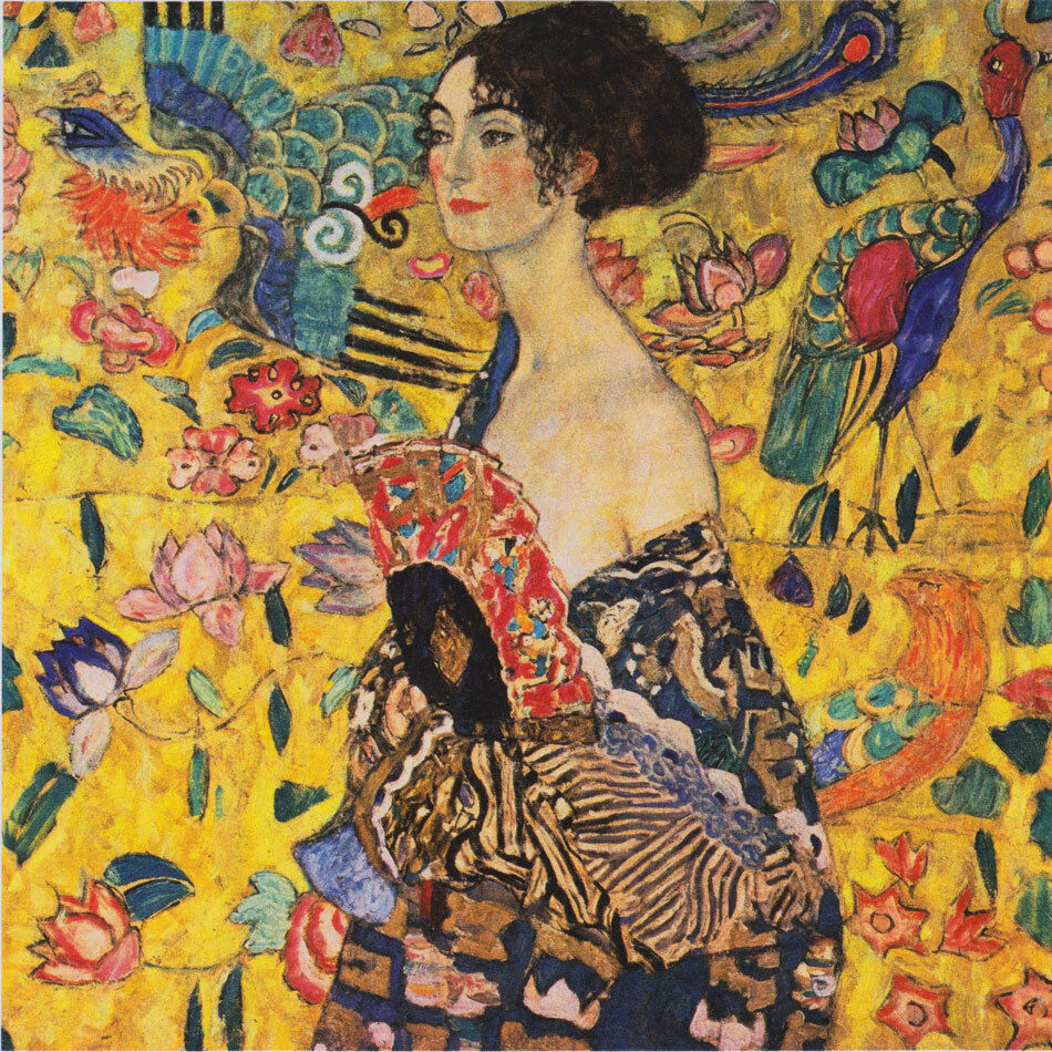 GUSTAV KLIMT Lady With Fan Home Decor Handpainted &HD Print Oil Painting On Canvas Wall Art Canvas Pictures 191118
GUSTAV KLIMT Lady With Fan Home Decor Handpainted &HD Print Oil Painting On Canvas Wall Art Canvas Pictures 191118