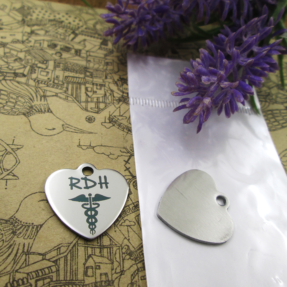 40pcs--"Registered Dental Hygienist PDH Medical"stainless steel charms more style for choosing DIY Charms pendants for necklace 
40pcs--"Registered Dental Hygienist PDH Medical"stainless steel charms more style for choosing DIY Charms pendants for necklace