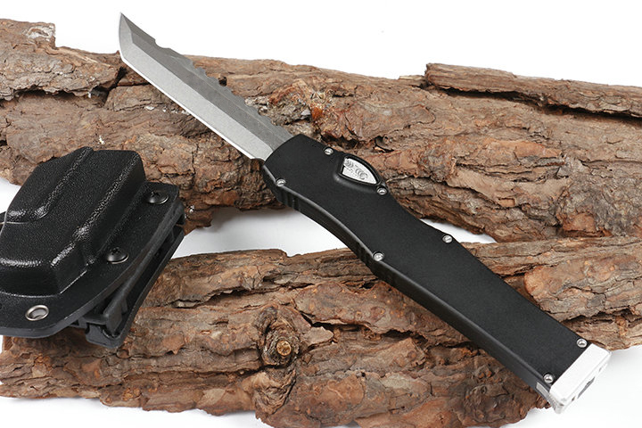 New VI Auto Tactical Knife D2 Stone Wash Blade CNC T6061 Handle Outdoor Survival Tactical Knives With Kydex
New VI Auto Tactical Knife D2 Stone Wash Blade CNC T6061 Handle Outdoor Survival Tactical Knives With Kydex