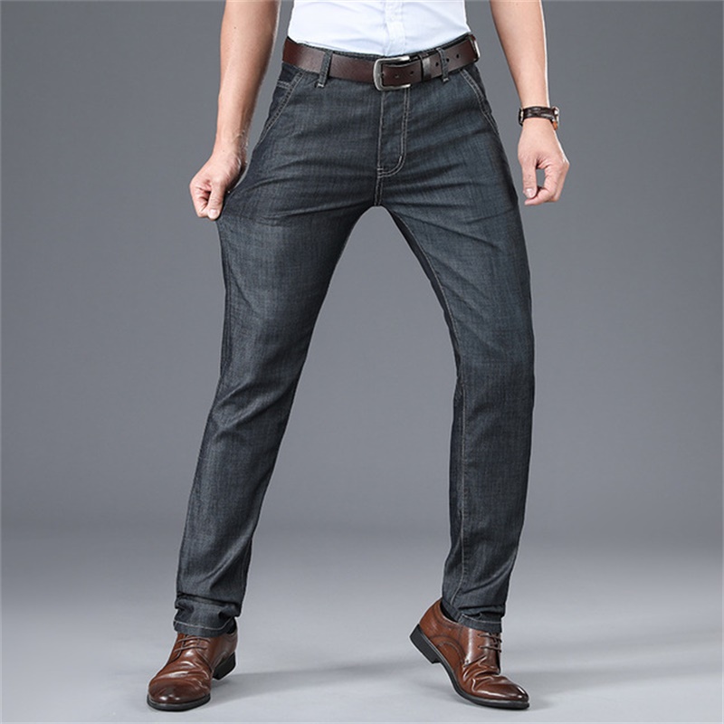 Free Shipping 2020 Men's Spring / Summer New Mid-Waist Straight Jeans Business Middle-aged and Young Stretch Casual Pants, Black
Free Shipping 2020 Men's Spring / Summer New Mid-Waist Straight Jeans Business Middle-aged and Young Stretch Casual Pants, Black