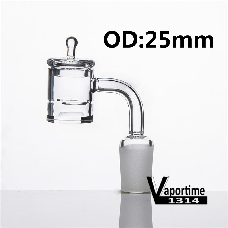 Hybrid Banger Nail & Carb Cap OD: 25mm Domeless Graile X Nails Pure Quartz 10mm 14mm 18mm Female Male Dab Rig 531
Hybrid Banger Nail & Carb Cap OD: 25mm Domeless Graile X Nails Pure Quartz 10mm 14mm 18mm Female Male Dab Rig 531