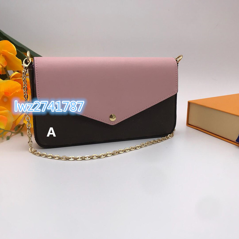 Classic high quality Serial Number inside Genuine Leather Woman Shoulder Bag Purse Cluth Bag Handbag with 2 pieces of Wallet with box, C brown letter
Classic high quality Serial Number inside Genuine Leather Woman Shoulder Bag Purse Cluth Bag Handbag with 2 pieces of Wallet with box, C brown letter