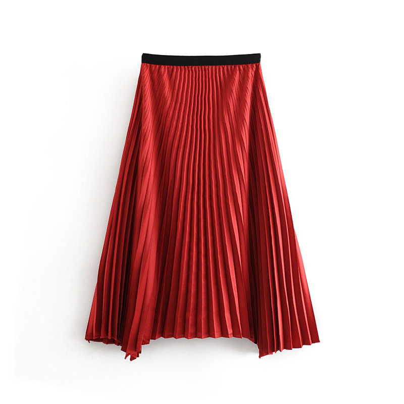 2019 Women fashion solid color irregular hem pleated midi Skirt Ladies elastic waist vestidos casual chic Skirt QUN466, As pic qun466wf
2019 Women fashion solid color irregular hem pleated midi Skirt Ladies elastic waist vestidos casual chic Skirt QUN466, As pic qun466wf