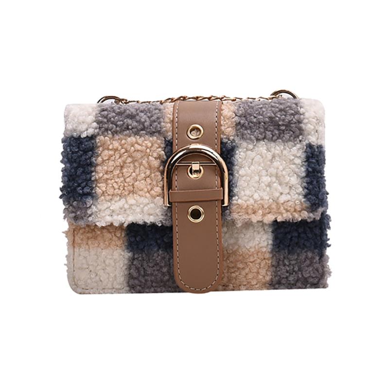 Women's Shoulder Bag Creative Fashion Plush Plaid Hasp Lattice Small Square Bags Shoulder Bags Luxury Handbags Designer, Pink
Women's Shoulder Bag Creative Fashion Plush Plaid Hasp Lattice Small Square Bags Shoulder Bags Luxury Handbags Designer, Pink