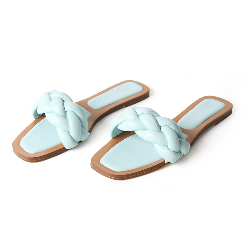 Lucyever Summer Casual Flat Slides Women High Quality Leather Weaving Slippers Woman Vintage Square Toe Comfortable Sandals 2020, Beige
Lucyever Summer Casual Flat Slides Women High Quality Leather Weaving Slippers Woman Vintage Square Toe Comfortable Sandals 2020, Beige