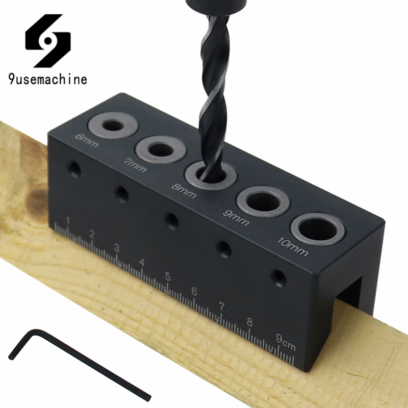 Wood Doweling Jig Straight Angle Guide Pocket Hole Jig Kit Aluminum Alloy Hole Drill Guide Locator Carpentry Woodworking Tools
Wood Doweling Jig Straight Angle Guide Pocket Hole Jig Kit Aluminum Alloy Hole Drill Guide Locator Carpentry Woodworking Tools