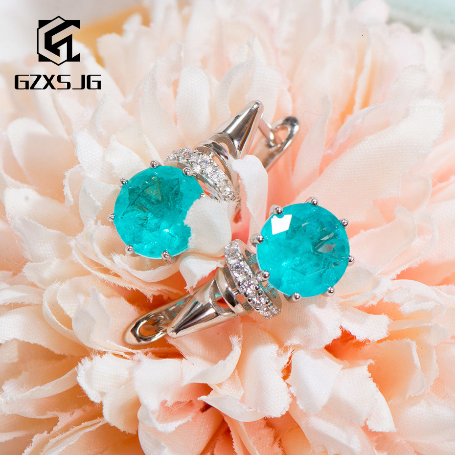 GZXSJG Paraiba Tourmaline Gemstones Clip Earrings for Women Solid 925 Sterling Silver Blue Tourmaline earrings for Anniversary CJ191128
GZXSJG Paraiba Tourmaline Gemstones Clip Earrings for Women Solid 925 Sterling Silver Blue Tourmaline earrings for Anniversary CJ191128