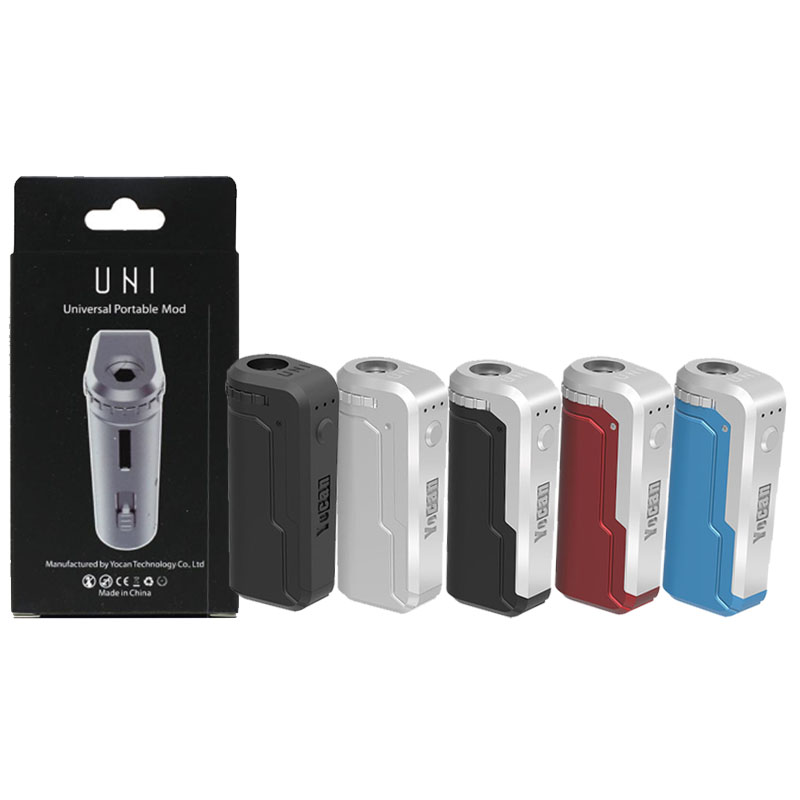 100% Authentic Yocan UNI Box MOD Preheating Battery 650mah VV 5 Colors 510 Magnetic Ring For 6mm-12mm All Size Cartridge
100% Authentic Yocan UNI Box MOD Preheating Battery 650mah VV 5 Colors 510 Magnetic Ring For 6mm-12mm All Size Cartridge