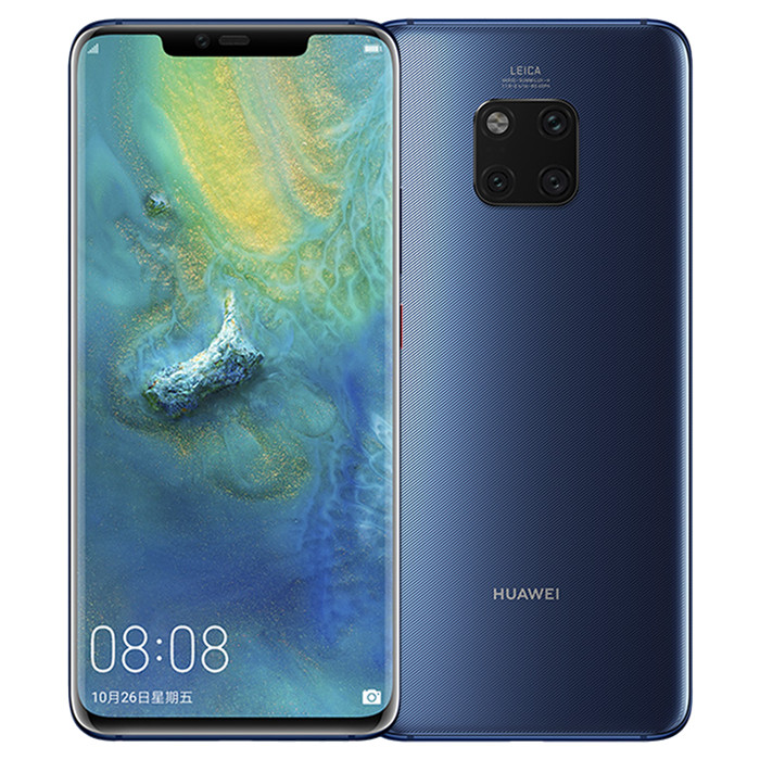 Original Huawei Mate 20 Pro 4G LTE Cell Phone 8GB RAM 128GB 256GB ROM Kirin 980 Octa Core 4200mAh HarmonyOS 6.39" Full Screen 40MP NFC OTA Finger
