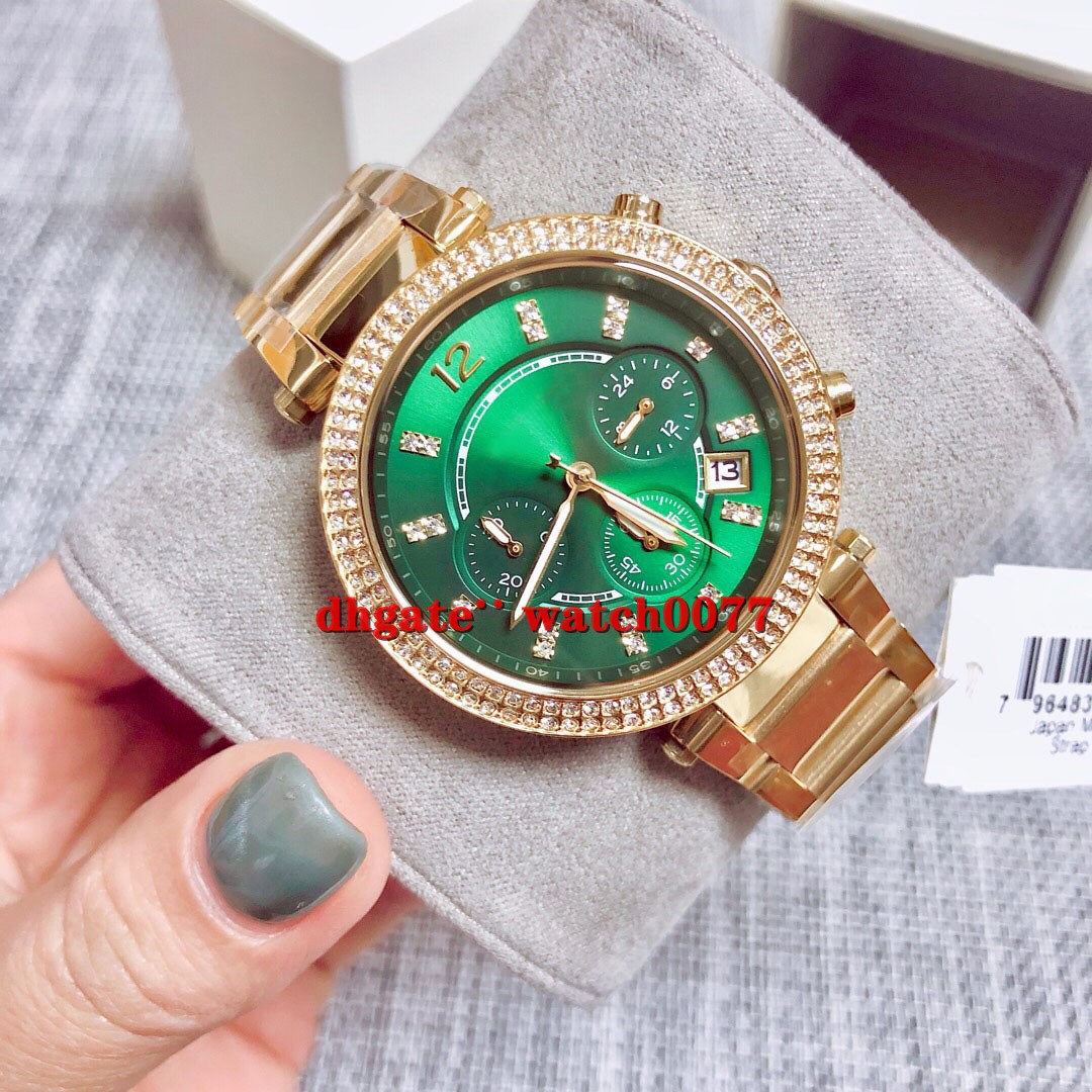 New MK6263 MK6418 MK6265 MK6140 Ladies Green Chronograph Dial Gold Bracelet Strap Watch 6418 6265 6263 6140, Slivery;brown
New MK6263 MK6418 MK6265 MK6140 Ladies Green Chronograph Dial Gold Bracelet Strap Watch 6418 6265 6263 6140, Slivery;brown