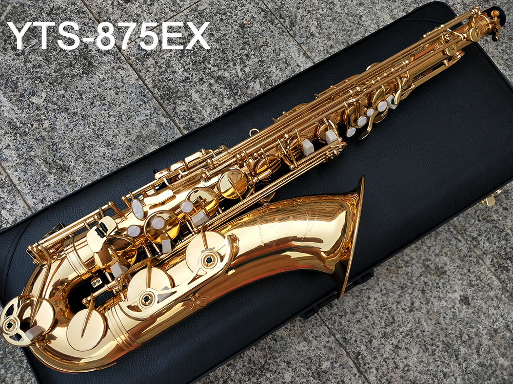 Japan Brand saxophone Tenor YTS-875EX B Flat Lacquer Gold Brass Sax Tenor Brass Sax Tenor Brass Playing Music Instrument With Case
Japan Brand saxophone Tenor YTS-875EX B Flat Lacquer Gold Brass Sax Tenor Brass Sax Tenor Brass Playing Music Instrument With Case