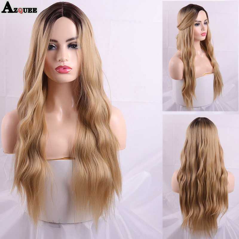 AZQUEEN Long Golden Brown Ombre Wigs High Density Temperature Synthetic Wigs For Black/White Women Wavy Cosplay, 9507 r6 22
AZQUEEN Long Golden Brown Ombre Wigs High Density Temperature Synthetic Wigs For Black/White Women Wavy Cosplay, 9507 r6 22