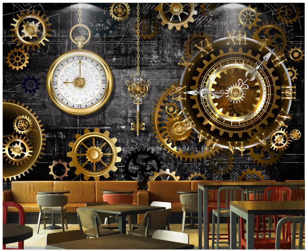3d room wallpaper custom photo Industrial wind golden gear clock background home deocr living room 3d wall murals wallpaper for walls 3 d, Non-woven
3d room wallpaper custom photo Industrial wind golden gear clock background home deocr living room 3d wall murals wallpaper for walls 3 d, Non-woven