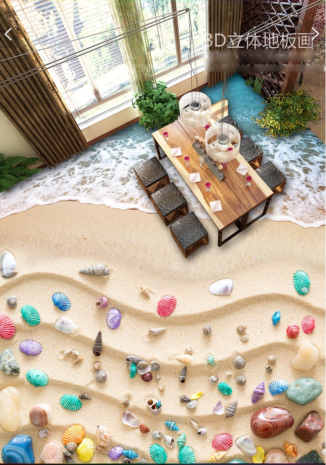 3d pvc flooring custom photo Waterproof Self-adhesive floor wall sticker Beach colorful seashells bedroom home decor wallpaper for walls 3 d, Sky blue
3d pvc flooring custom photo Waterproof Self-adhesive floor wall sticker Beach colorful seashells bedroom home decor wallpaper for walls 3 d, Sky blue