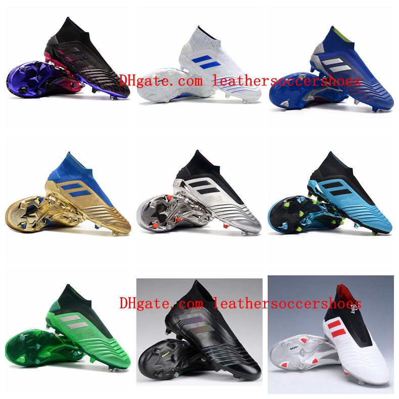 

2021 Mens boys soccer shoes Predator 19+FG Virtuso outdoor cleats women children football boots scarpe da calcio size 35-45, As picture 1