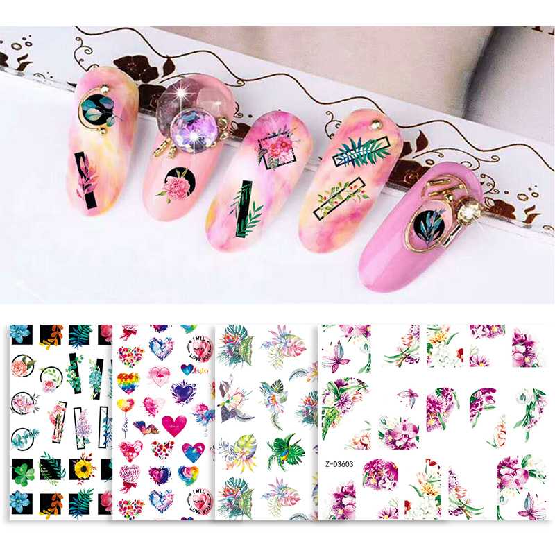 1PC Natural 3D Nail Sticker Colorful Flower/Plant/Animals Nail Art Summer Transfer Stickers Decals Slider For Manicuring, 08
1PC Natural 3D Nail Sticker Colorful Flower/Plant/Animals Nail Art Summer Transfer Stickers Decals Slider For Manicuring, 08