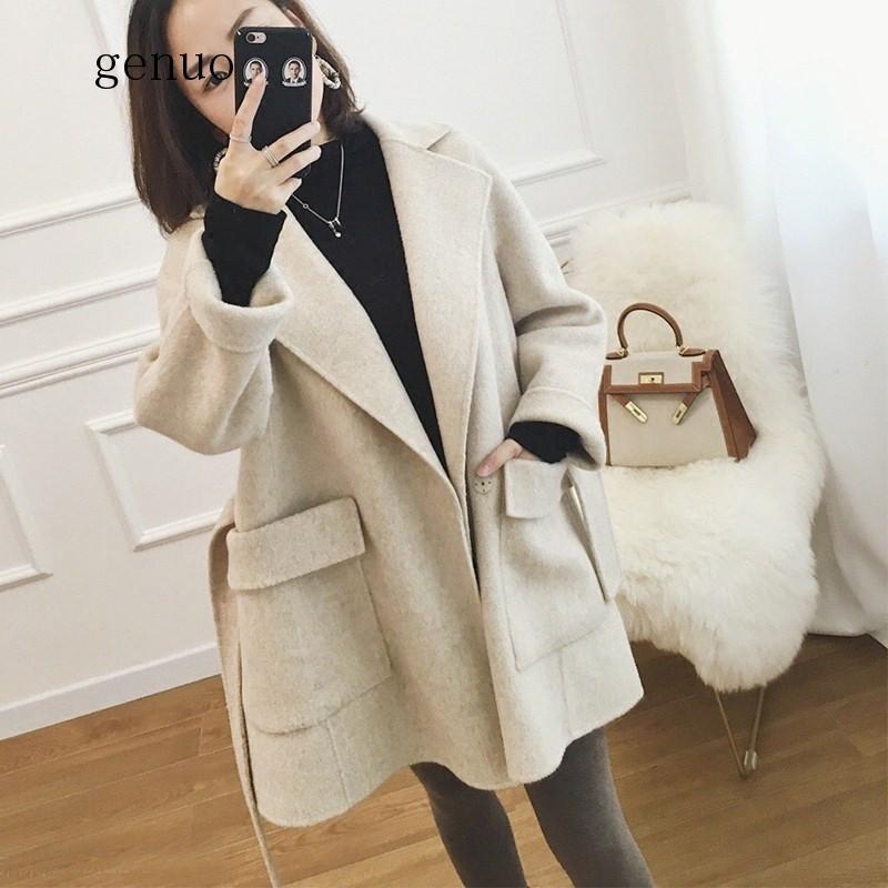 Autumn Winter Jacket Women Fashion Woolen Coat Female Jacket Thick Long Trench Coat Women Korean Jackets Abrigo Mujer, Beige
Autumn Winter Jacket Women Fashion Woolen Coat Female Jacket Thick Long Trench Coat Women Korean Jackets Abrigo Mujer, Beige