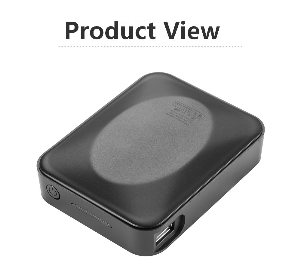 A6 WIFI IP Camera 160 Degree Wide Angle View 10000mah Power Bank Camera Motion Detection HD 1080P Camcorder Digital Mini DV
