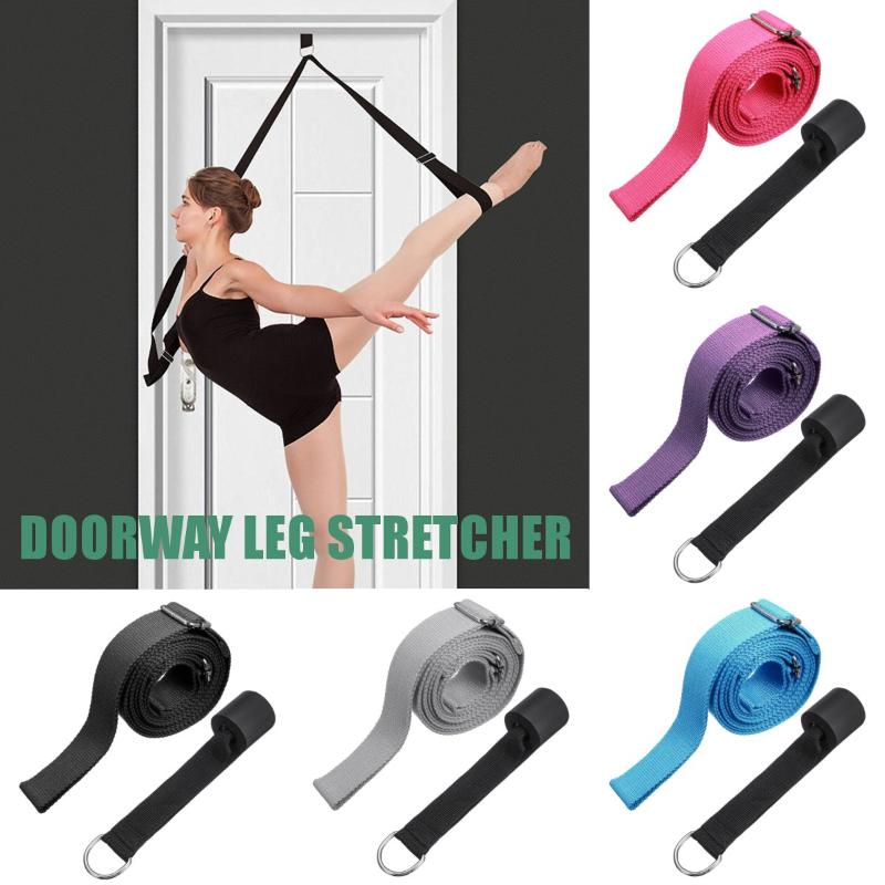Doorway Leg Stretcher Indoor Fitness Equipment Fitting Ring Yoga Belt Band Ballet Cheer Gymnastics Dance Training Belt Home, Black
Doorway Leg Stretcher Indoor Fitness Equipment Fitting Ring Yoga Belt Band Ballet Cheer Gymnastics Dance Training Belt Home, Black