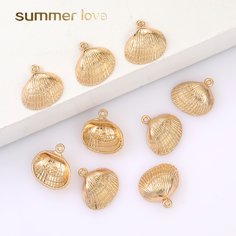 New Arrival Fashion Shell Pendant For Necklace Bracelet Earring Gold Plating Alloy Charm Diy Jewelry Making Accessory
New Arrival Fashion Shell Pendant For Necklace Bracelet Earring Gold Plating Alloy Charm Diy Jewelry Making Accessory