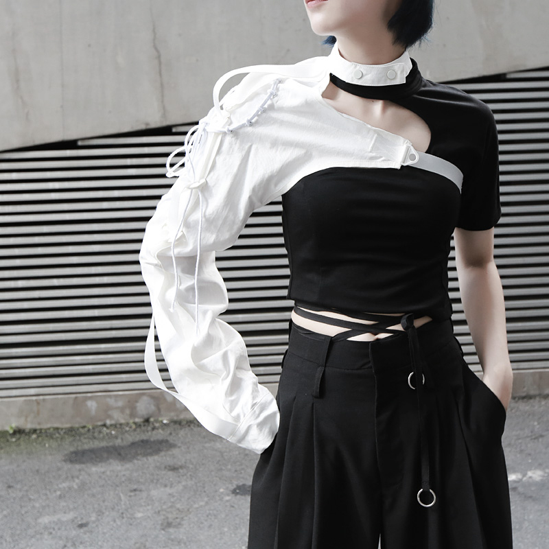 2020 New Spring And Summer Clothes Halter Only One Shoulder VEST With Belts M025, Black
2020 New Spring And Summer Clothes Halter Only One Shoulder VEST With Belts M025, Black