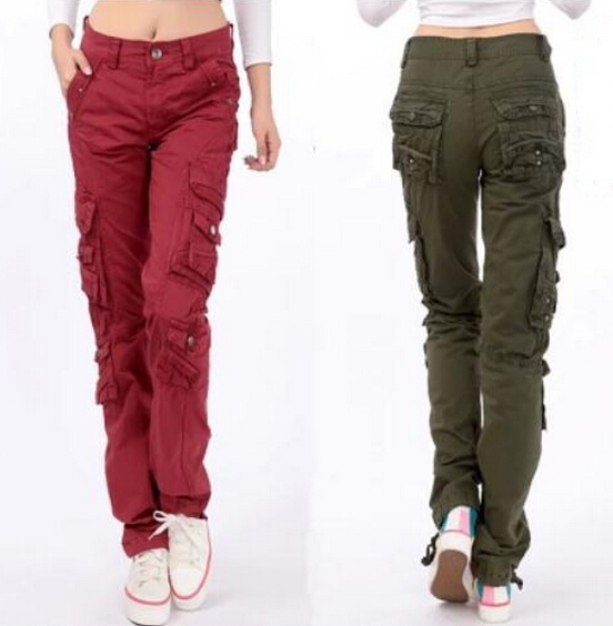 New arrival Women's Cargo Pants Leisure Trousers Leisure more Pocket pants Woman Bottoms, Army green
New arrival Women's Cargo Pants Leisure Trousers Leisure more Pocket pants Woman Bottoms, Army green