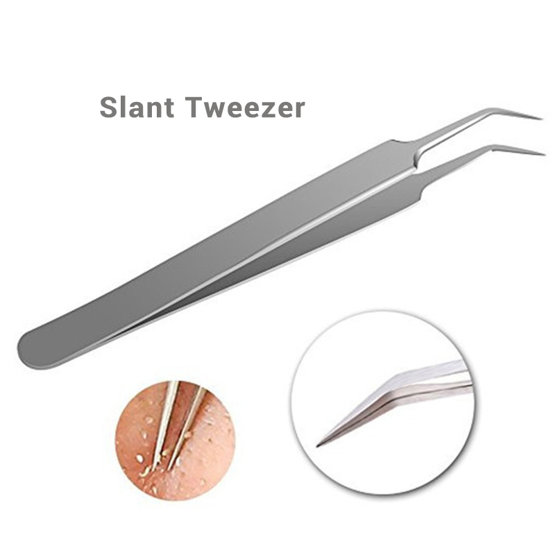 5pcs Best Blackhead Extractor Tool Set Stainless Acne Needle Pimple Tweezers Blackhead Comedone Acne Extractor Skin Care Tool