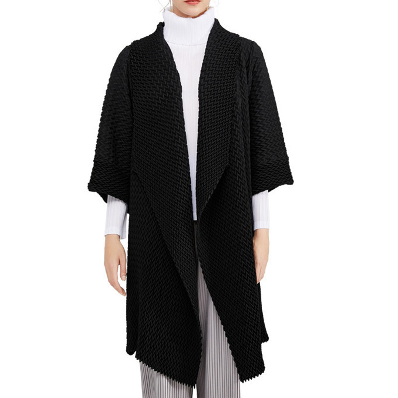 XUXI Korea 2020 New Spring Lapel Solid Color Three Quarter Cardigan Women Vintage Casual Loose Pleated Windbreaker Female FZ0473, Picture color
XUXI Korea 2020 New Spring Lapel Solid Color Three Quarter Cardigan Women Vintage Casual Loose Pleated Windbreaker Female FZ0473, Picture color