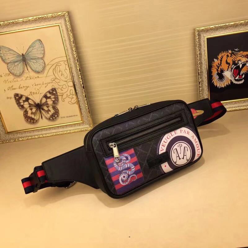 Top quality Hot famous Fashion casual men G Waist Bags W24xH14xD5cm Leathers Bag printed designer Waistpacks #474293 pockets purse, Without box
Top quality Hot famous Fashion casual men G Waist Bags W24xH14xD5cm Leathers Bag printed designer Waistpacks #474293 pockets purse, Without box
